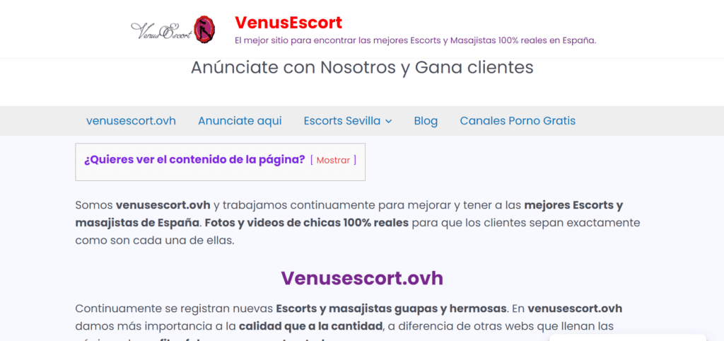 venusescort.ovh