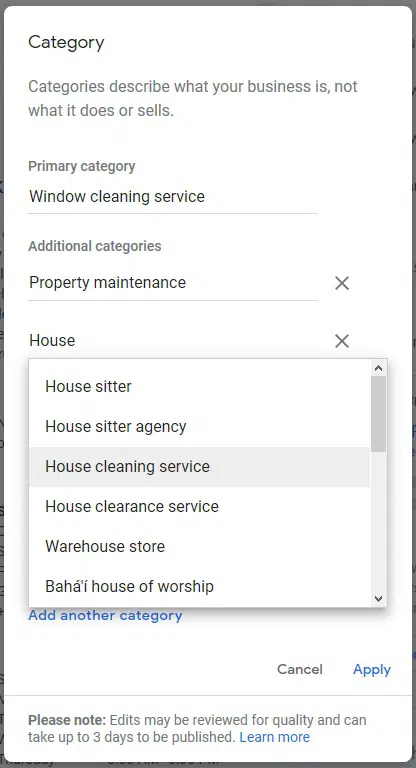 Elija Las Mejores Categorías De Perfiles Comerciales De Google Para Describir Su Negocio