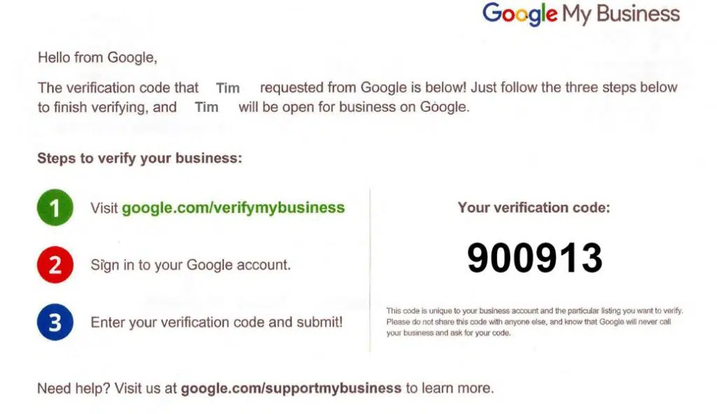 Verifica La Información De Tu Negocio
