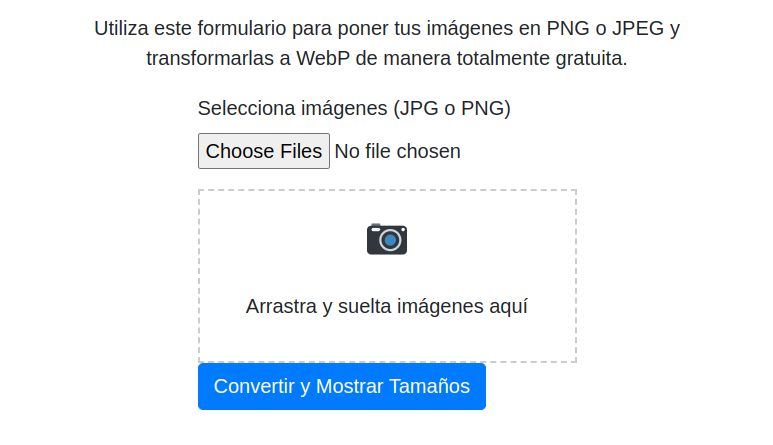 Convertir de JPEG a WebP merece la pena