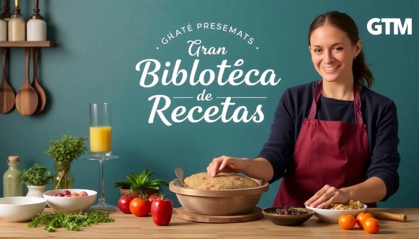presentamos la gran biblioteca de recetas de gtm