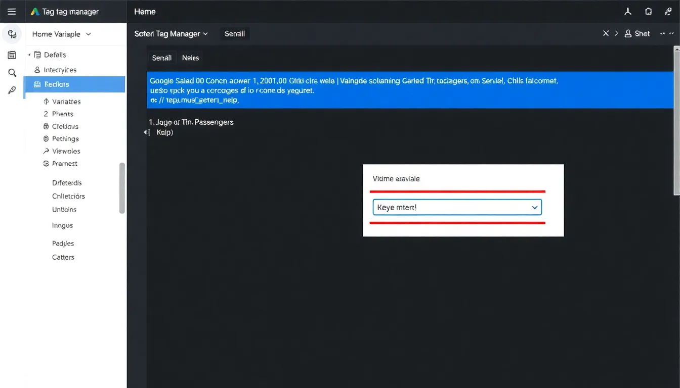 Variable indefinida en Google Tag Manager solución y guía