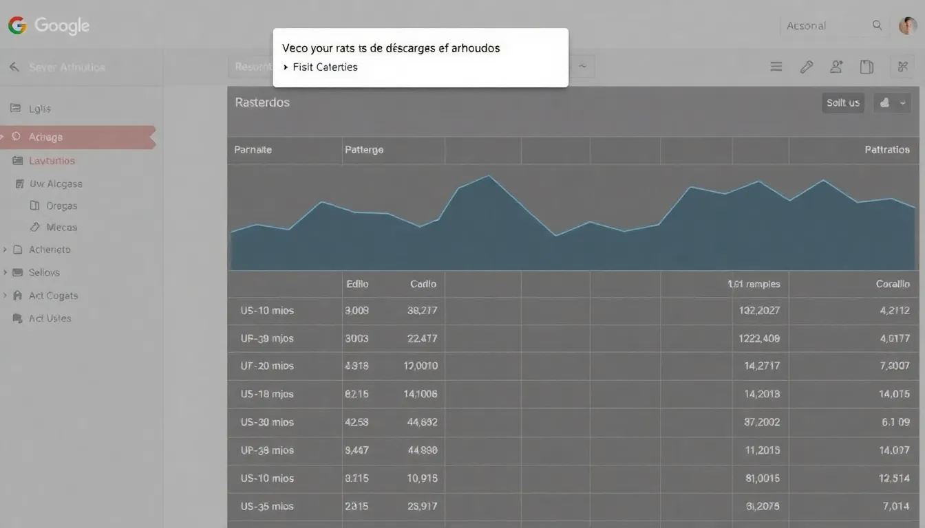 como rastrear descargas de archivos en google analytics 4